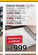 Koberec Smooth, 80x150cm, 120x170cm, 160x230cm