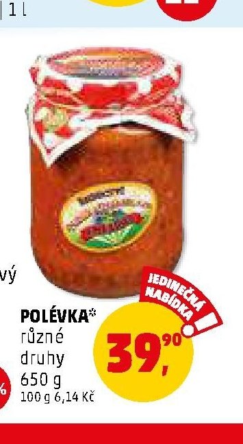 Polévka různé druhy 650 g - Penny Market aktualniletaky.eu
