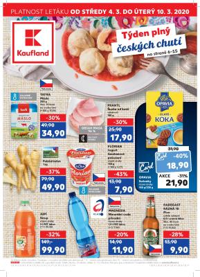 aktuální leták Kaufland 4.3.2020-10.3.2020
