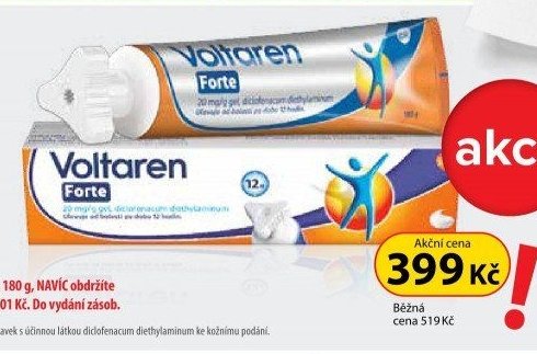 Voltaren Forte 20 mg/g gel 180 g