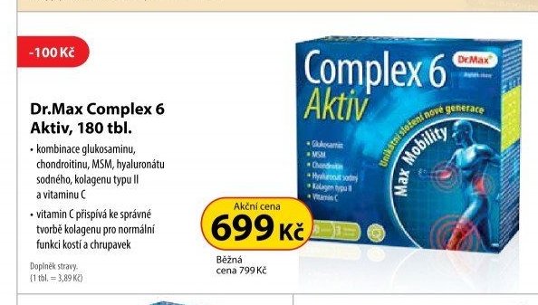 Dr.Max Complex 6 Aktiv, 180 tbl.