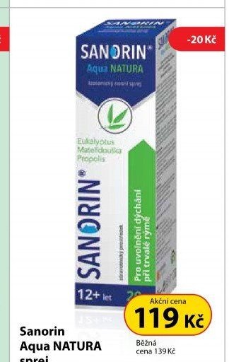 Sanorin Aqua NATURA sprej 20 ml