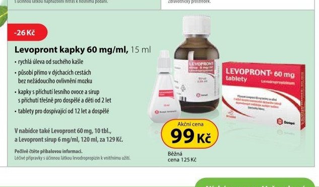 Levopront kapky 60 mg/ml, 15 ml