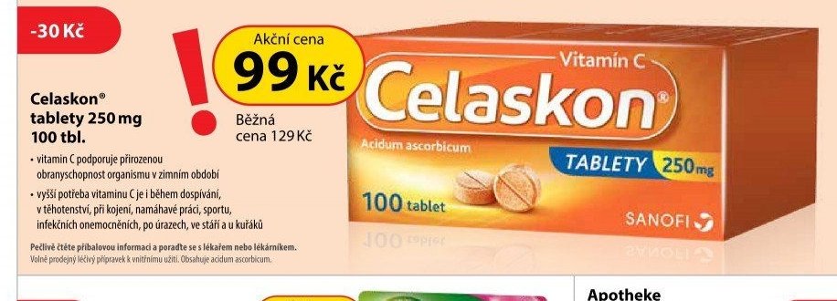 Celaskon tablety 250 mg 100 tbl.