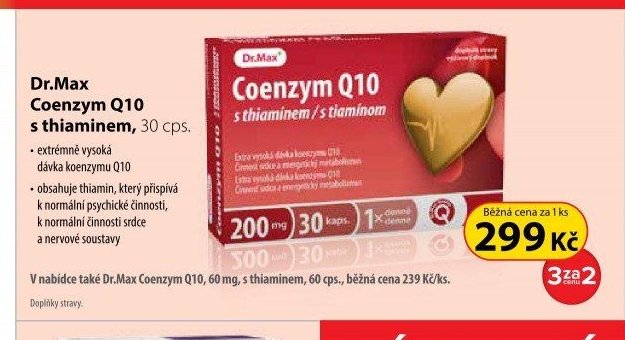 Dr.Max Coenzym Q10 s thiaminem