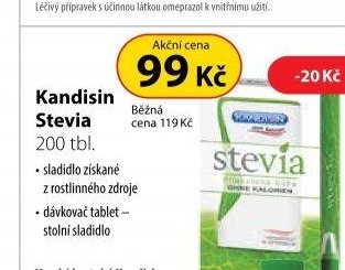 Kandisin Stevia 200 tbl.