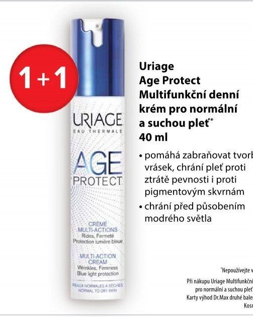 Uriage Age Protect Multifunkční denní krém pro normální a suchou pleť 40 ml