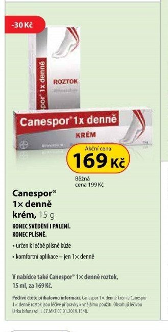 Canespor 1x denně krém