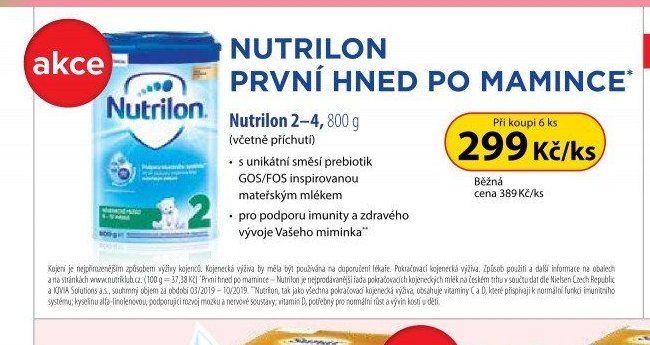 Nutrilon 2-4, 800 g