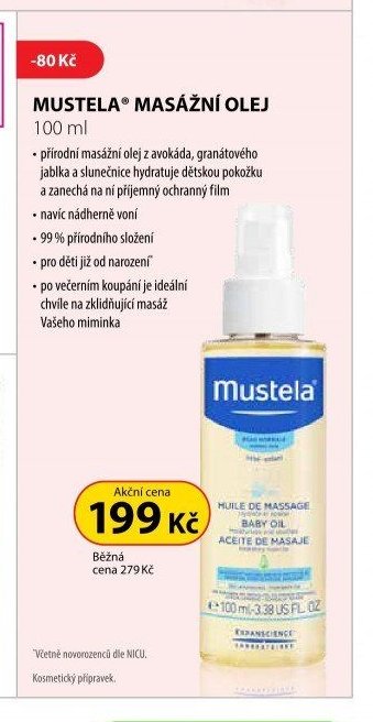 MUSTELA MASÁŽNÍ OLEJ 100 ml