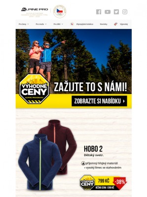 aktuální leták ALPINE PRO 10.3.2020-31.3.2020