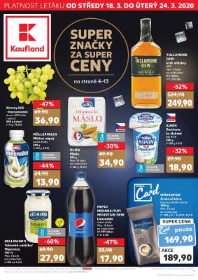 aktuální leták Kaufland 18.3.2020-24.3.2020