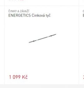 ENERGETICS Činková tyč