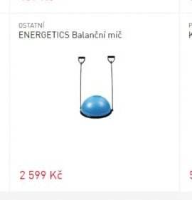 ENERGETICS Balanční míč