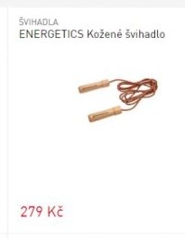 ENERGETICS Kožené švihadlo