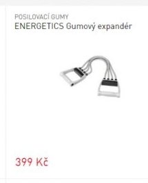 ENERGETICS Gumový expandér