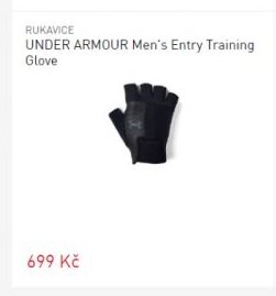 UNDER ARMOUR Men's Entry Training Glove