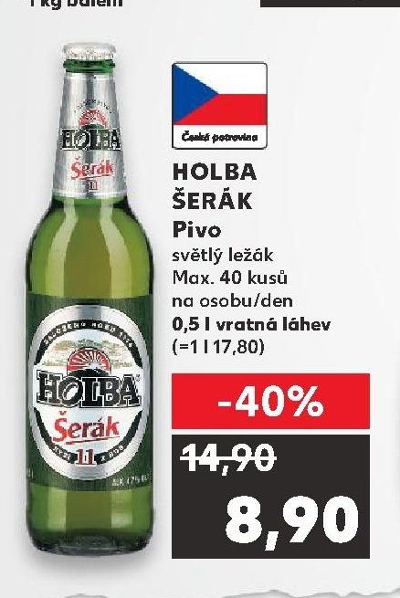 HOLBA ŠERÁK Pivo