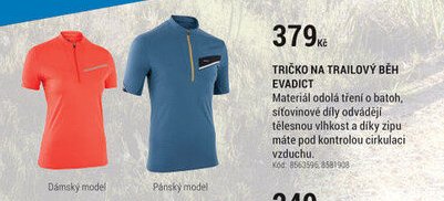 TRIČKO NA TRAILOVÝ BĚH EVADICT
