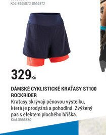 DÁMSKÉ CYKLISTICKÉ KRAŤASY ST100 ROCKRIDER