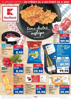 aktuální leták Kaufland 22.4.2020-28.4.2020