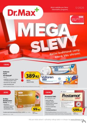 aktuální leták Dr. Max 1.5.2020-31.5.2020