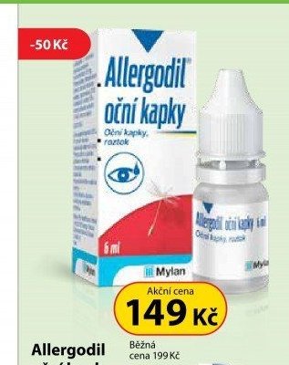Allergodil oční kapky 6 ml