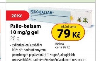 Psilo-balsam 10 mg/g gel 20 g