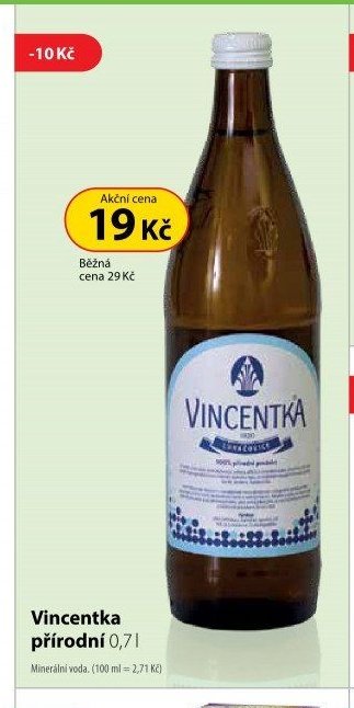 Vincentka přírodní 0,7l
