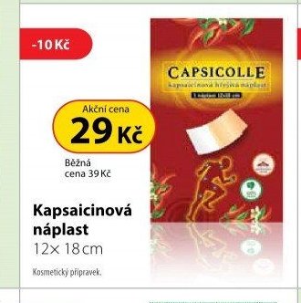 Kapsaicinová náplast 12x18 cm