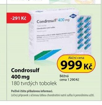 Condrosulf 400 mg 180 tvrdých tobolek