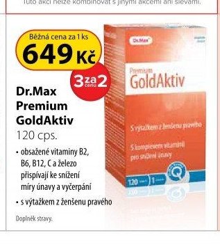Dr.Max Premium GoldAktiv 120 cps.