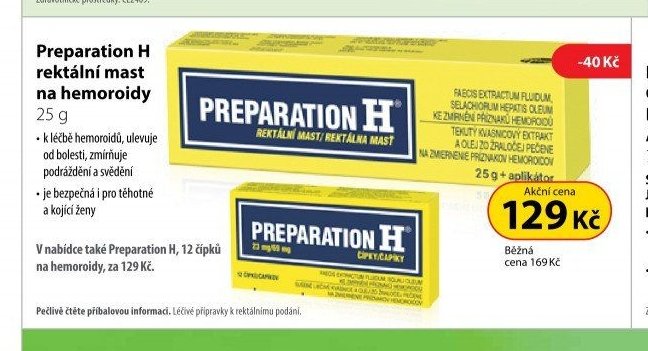 Preparation H rektální mast - Dr. Max aktualniletaky.eu