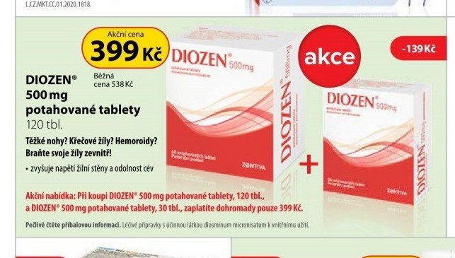 DIOZEN 500 mg potahované tablety 120 tbl. - Dr. Max aktualniletaky.eu