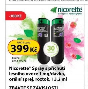 Nicorette Spray s příchutí lesního ovoce 1 mg/dávka, orální sprej, roztok, 13,2 ml - Dr. Max aktualniletaky.eu