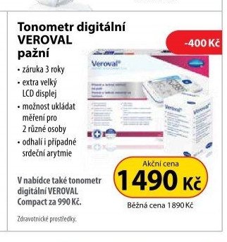 Tonometr digitální VEROVAL pažní