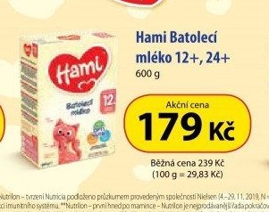 Hami Batolecí mléko 12+, 24+ - Dr. Max aktualniletaky.eu