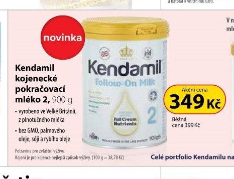 Kendamil kojenecké pokračovací mléko 2, 900 g - Dr. Max aktualniletaky.eu