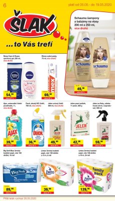 aktuální leták Šlak drogerie 5.5.2020-19.5.2020