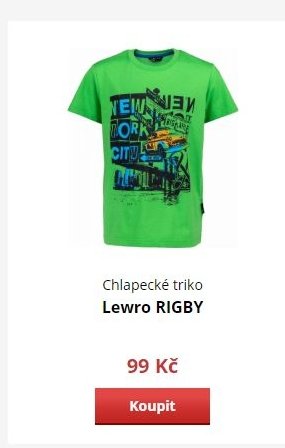 Chlapecké triko Lewro RIGBY