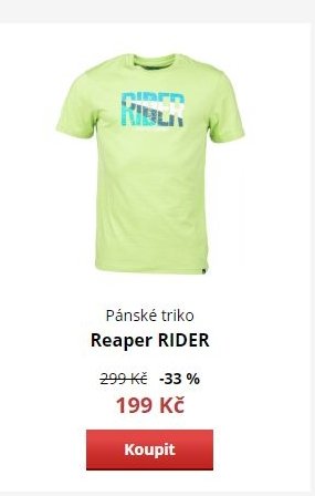 Pánské triko Reaper RIDER