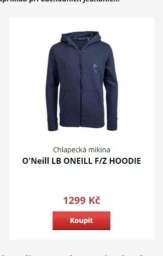 Chlapecká mikina O'Neill LB ONEILL F/Z HOODIE