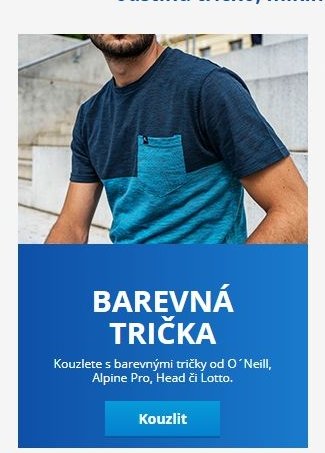 Barevná trička