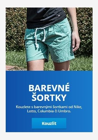 Barevné šortky
