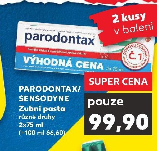 Parodontax / Sensodyne Zubní pasta