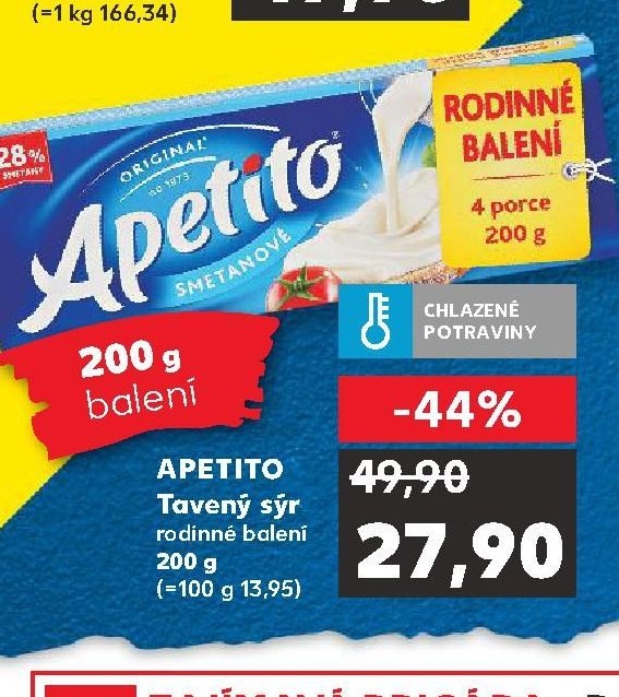 Apetito Tavený sýr