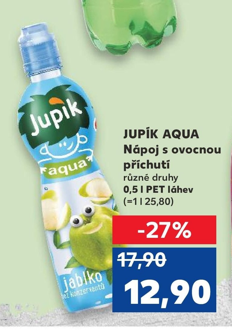 JUPÍK AQUA Nápoj s ovocnou příchutí