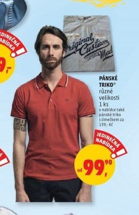 Pánské triko - Penny Market aktualniletaky.eu