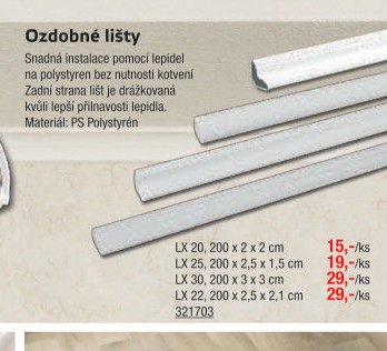 Ozdobné lišty