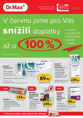 aktuální leták Dr. Max 1.6.2020-30.6.2020